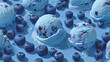 © P.G - ice cream ball blueberry wallpaper