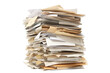 © dnaim - Tall stack of documents and papers isolated on a transparent background