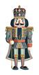 © Rawpixel.com - PNG Nutcracker illustration christmas vintage.