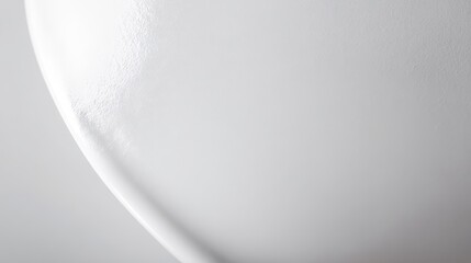 Wall Mural - Smooth White Surface with Perfectly Unblemished Details Close Up
