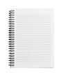 © Bodruls - A blank spiral notebook with lined pages, isolated on transparent background, ready to capture thoughts, ideas, notes, and creative writing