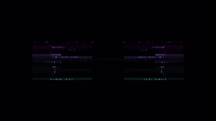 Wall Mural - Dynamic Code Display: Abstract Programming Interface with Neon Accents