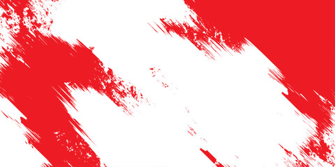 Wall Mural - Abstract red grunge background with a blood-like paint splash texture design for a Christmas card illustration