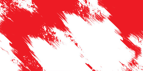 Wall Mural - Abstract red grunge background with a blood-like paint splash texture design for a Christmas card illustration