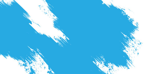 Wall Mural - Abstract blue background with a feather, illustrating a vector design of a sky cloud element and an ink splash of blue color