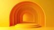 © AndiMagfira - Sunny, layered arched tunnel leads to a round, tiered stage