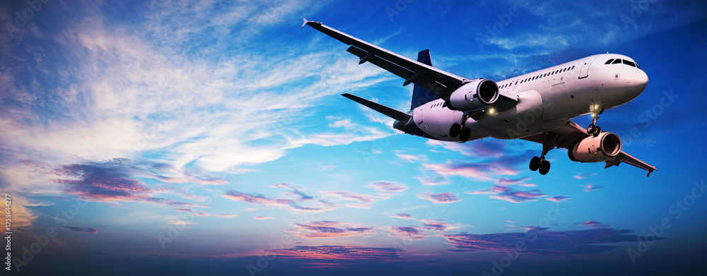 The image shows a jet aircraft in flight. Jet aircraft use gas-turbine ...