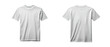 © Ruang - Front and back views of a white t-shirt