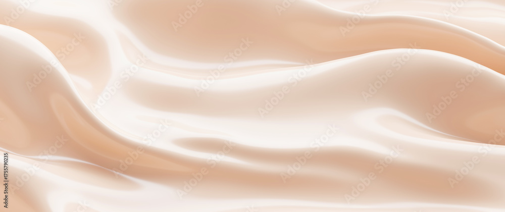 Liquid foundation cream texture background 3D render Stock Illustration ...