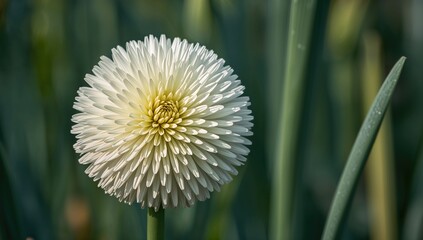 Wall Mural - Massive onion blossom in full bloom