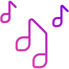Wall Mural - tone gradient line icon