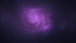 © AkuAku - A vibrant nebula glowing in shades of purple and blue amidst a starry cosmos