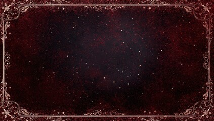 Wall Mural - Sparkling Red Glitter Backdrop Featuring Shimmering Stars