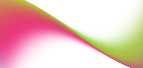 Wall Mural - Abstract gradient swirl of pink yellow and green light forms dynamic transparent background 