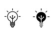 © Najam - Lamp icons set. Light bulb icon set on white background. Eps 10