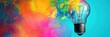 © May - Exploding light bulb symbolizing creative breakthrough