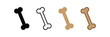 © Piya - Dog bone icon illustration EPS10
