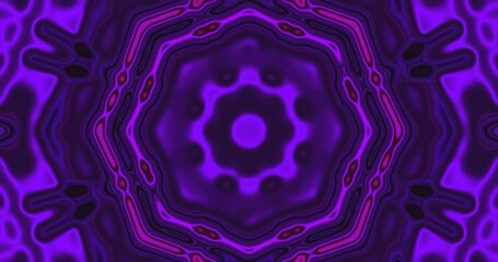 Wall Mural - Experience a captivating seamless tunnel video loop featuring vibrant purple patterns. This visual display creates a dynamic atmosphere, ideal for screensavers or artistic backgrounds.