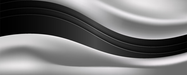 Wall Mural - Dynamic white abstract vector background with diagonal stripes. Trendy classic colors. 3D business presentation banner cover for evening party events. Fast-moving soft dot shadows.