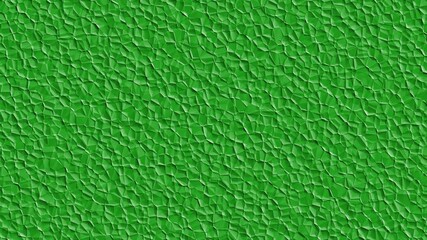 Green polygonal textured surface with abstract geometric pattern and modern 3d design background