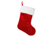 © Hans - Red Christmas stocking isolated PNG, holiday decoration for gifts and treats on transparent background
