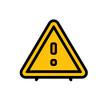 © Diana - Yellow triangle warning sign with exclamation mark