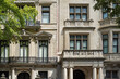 © Spiroview Inc. - New York apartment building or townhouse with elaborate stone decorations