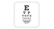 © M - Eye examination chart for vision testing