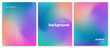 © SrGr - Abstract liquid background set. Gradient mesh. Effect blend watercolor color. Blurred fluid colorful mix. Modern design template for web cover, header, ad banner, poster, brochure, flyer. Vector image