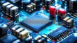 © Ilja - Close-Up of a Modern Circuit Motherboard with Micro Electronic Components and Engineering Design