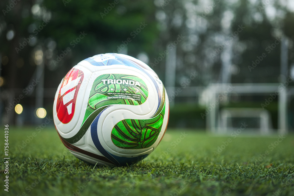 World Cup Matchball Bangkok, Thailand - 17 October 2025: Adidas launch