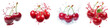 © mashimara - Juicy Burst: A series of vibrant cherries burst forth, their succulent juice exploding in a visual spectacle of freshness and flavor.