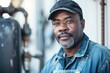 © Baba Images - Mature man working in industrial setting