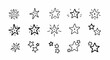 © AdiAgus - Hand-Drawn Star Icons Sparkle, Shine, and Success Symbols in Doodle Style