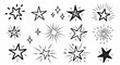 © AdiAgus - Hand-Drawn Starbursts and Star Doodle Collection for Creative Designs