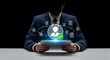© MSTFOTAMA - Businessman using digital tablet for data management and profile verification online