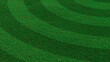 © RocknRoller Studios - Green grass texture background. A perfectly manicured Sports field / Pitch / Garden Lawn wallpaper with circular stripes.