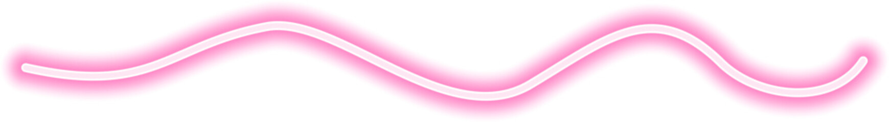 Wall Mural - Artistic freeform neon line with a continuous glowing motion and abstract curves.