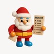 © Rawpixel.com - Santa checking naughty nice list.