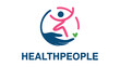 © MdZiaur - Healthpeople logo human silhouette hand care medical health care organization identity vector