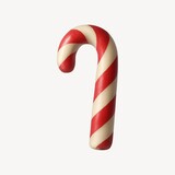 Festive candy cane decoration.