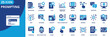 © Uniconlabs - Prompting icon set collection in flat style. Icon pack contains prompting, clue, hint, suggestion, reminder, signal, indication, predictive analysis, question, idea