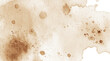 © miht3325 - Vintage Brown Coffee Stain Watercolor Texture Background