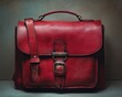 © Popelniushka - Front View of a Bright Red Schoolbag - Ideal for School, Study, and Lessons