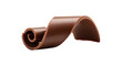 © Abdur - Delicious chocolate curl isolated on transparent background for dessert decoration