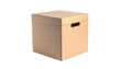 © Bilfaqih - A closed, brown, rectangular cardboard box with a handle cut-out