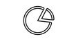 © RISKA - Minimalist Pie Chart Icon Representing Data Analysis For Business and Financial Visualizations