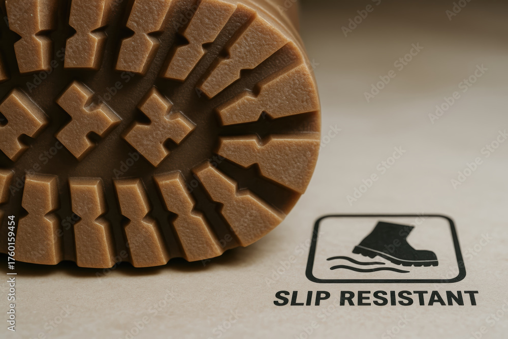 Slip resistant safety prevention boot sole tread workwear footwear ...