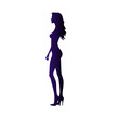 © GRAXO - Silhouette Women  Side Body Vector