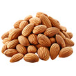 © fatimah - Almonds pile pile closeup image transparent background